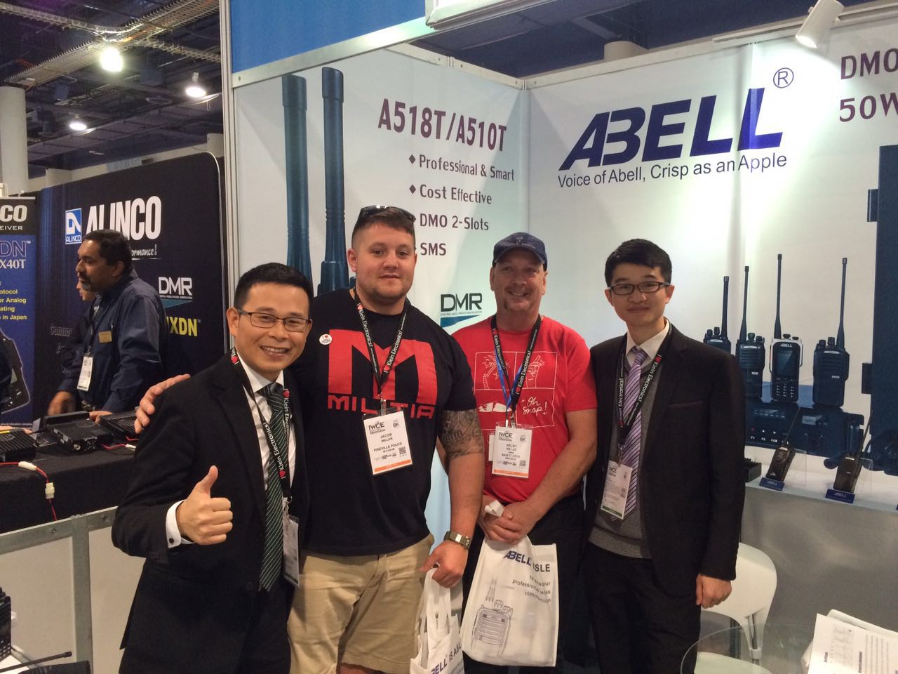 IWCE 2017 witnessed Abell's remarkable innovation on digital repeater and portables radios.
